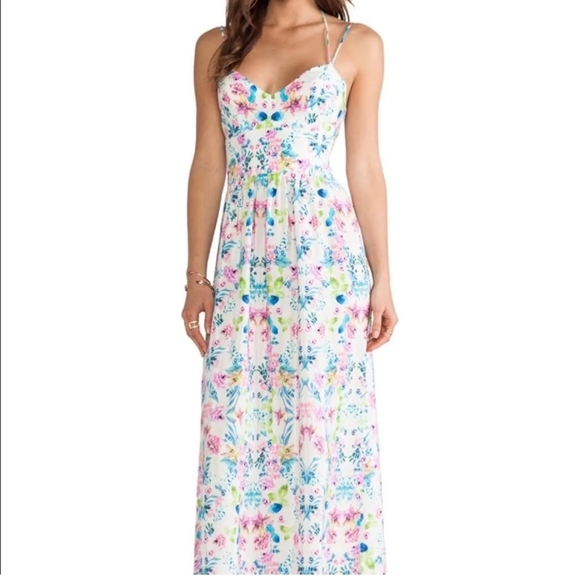 Beautiful long strap Silk dress NWOT - Picture 14 of 14